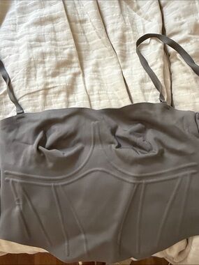 Structured Strapless Bustier Top in Taupe SKIMS